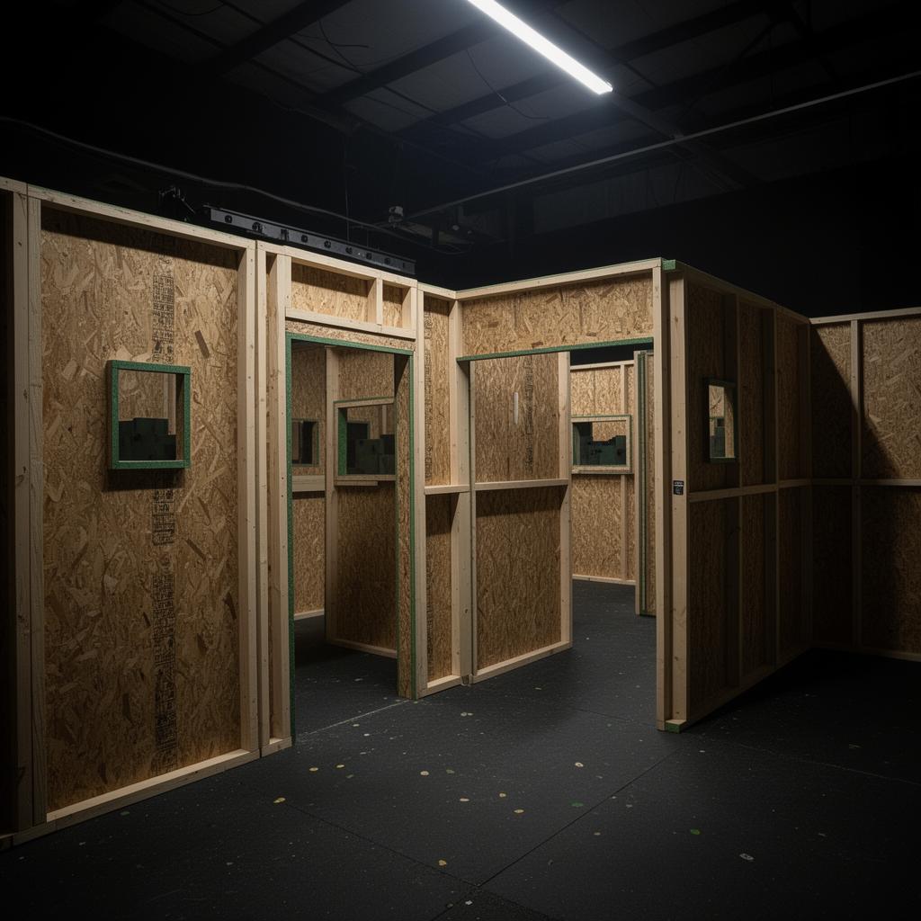 Shooting house modulaire CQB